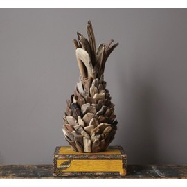 Creative Co-op Pure Driftwood Pineapple Decoration, Brown