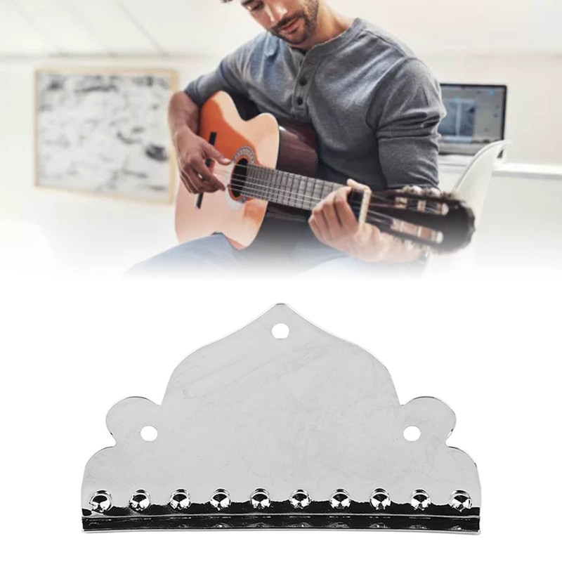 Mandolin Tailpiece 10 String Metal Guitar Mandolin Tailpiece Replacement for