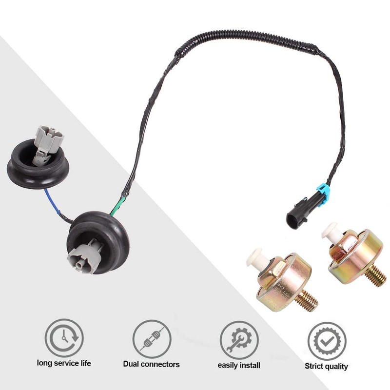 Muge Racing Dual Knock Sensors with Wiring Harness Kit 12589867