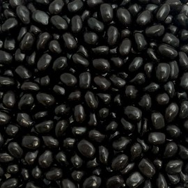Black Licorice Jelly Beans - 2 Pound Bulk Pack - Old-Fashioned Candy