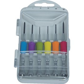 TRUSCO (torasuko) Cushion Grip Precision Screwdriver Set of 6 tcsda6s