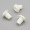 VVO Fasteners- White Plastic Front Door Card Clips for Land