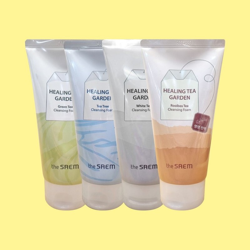 The Saem Healing Tea Garden Cleansing Foam 150mlx2 new white