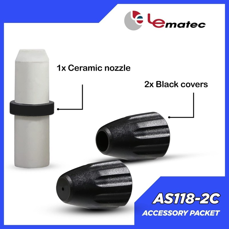 LE LEMATEC Accessory Packet for AS118 Sandblaster Gun Kit, Durable