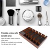 12 Slots Wooden Barber Clipper Tray, Barber Clipper Holder Organizer,