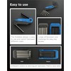 Kraftek toolant 14PCS Folding Allen Wrenches Sets, Metric Allen Key