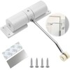 Spring Door Closer, Adjustable 20-70 kg Closing Door Hinge, Automatically