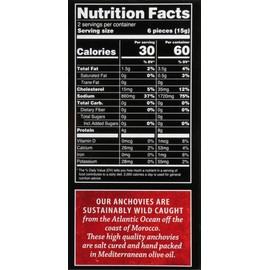 Crown Prince Flat Anchovies in Olive Oil, 2-Ounce Cans (Pack of 12)