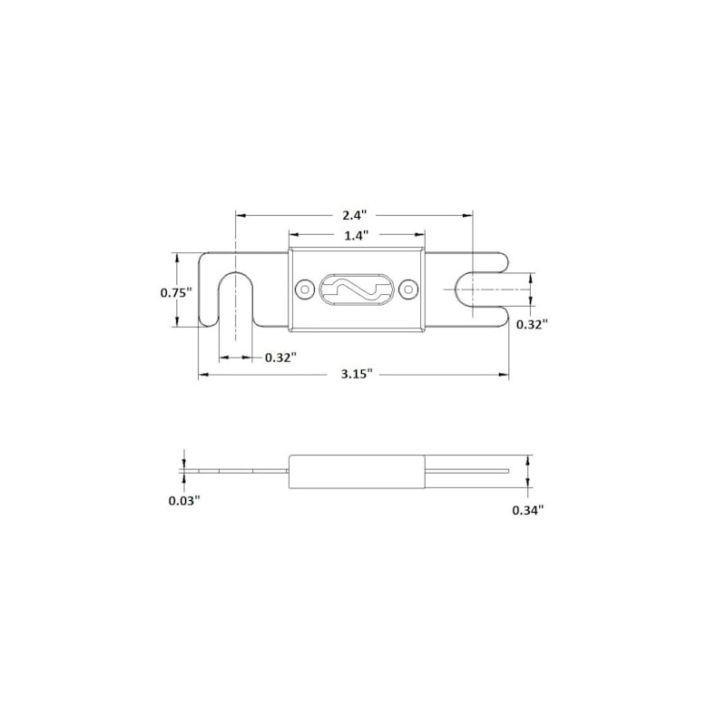 ANL Fuse 60A 60 Amp For Car Vehicle Marine Audio