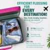 Cordless Water Dental Flosser 380ml – Portable Oral Irrigator with