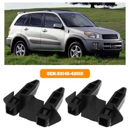 Be In Your Mind 4pcs Car Radiator Grille Clip Bumper Upper Panel Retainer 53145-42010 Compatible with Toyota RAV4 2001-20005