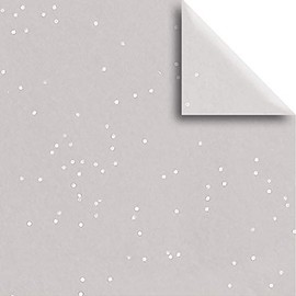 Jillson Roberts 20" x 26" Gemstone Gift Tissue, Silver (48 Folded Sheets)