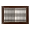 Air Ventilation Plastic Grill Cover 250mm x 170mm/Brown