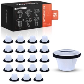 A-Premium 20 PCS Emblem Tubular Nut Car Retainer Fastener Push Pin Clips with Seal Compatible with Mazda 3 6 CX-9 MX-5 Miata CX-3 CX-7 2 RX-8 Miata Millenia MPV Protege Protege5 MX-6 - for 6mm