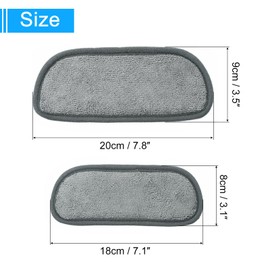 uxcell Refrigerator Drip Catcher for Water Tray, 2 Pack Refrigerator Drip Tray, Protects Fridge and Water Dispenser Pan from Spills, Dark Grey