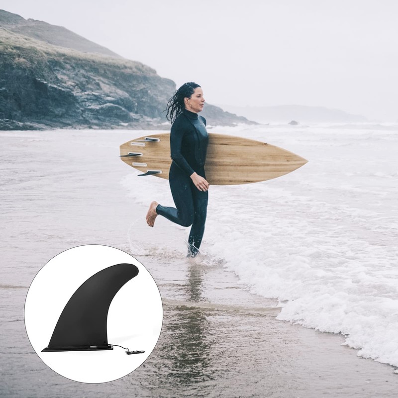 APOMOONS Removable Universal 9 Inch Surfboard Sup Fin Reinforced Replacement