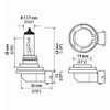 HELLA H11 24V DP Double Power Bulb, 70W