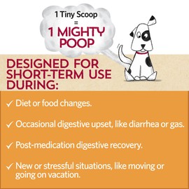 Pumpkin for Dogs with Probiotics, 7-Day Serving for Diet Changes & Upset Stomach, Smooth Move Probiotics for Dogs for Digestive Gut Health