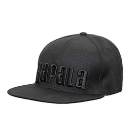 Rapala Black Flat Brim Cap RBFBC #Black
