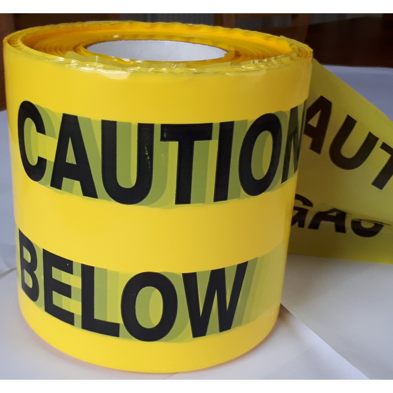 Ali's DIY Gas Pipe Below Warning Tape - 20 Metre