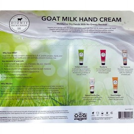 Dionis Goat Milk Skincare - 5 Pack of 1 oz Hand Creams (Creamy Coconut & Oats,