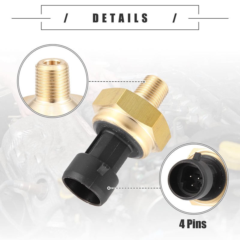X AUTOHAUX Exhaust Back Pressure Sensor, EBP Sensor, for Ford