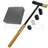 Jewellers Tools 2" STEEL BLOCK & 6 PART HAMMER :