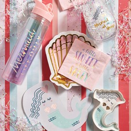 Creative Brands Slant Collections - Ceramic Shaped Trinket Tray, 6-Inches, Mermaid