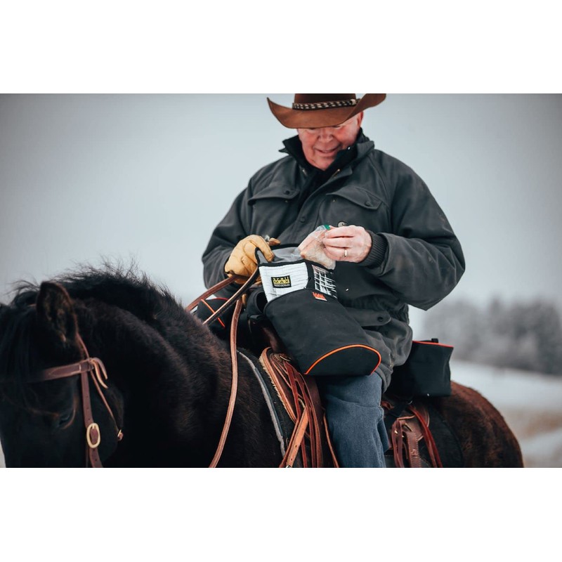 TrailMax Large Horn Saddle Bags; Horn Saddle Bags for Horses;