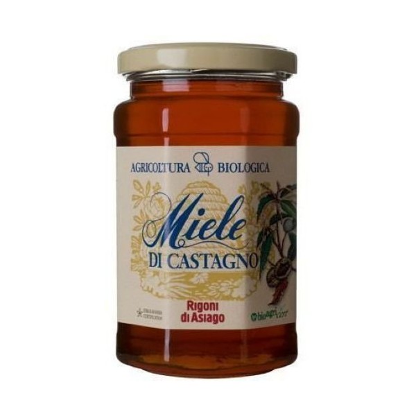 Rigoni Di Asiago Organic Chestnut Raw Honey, 10.58 Ounce - 6 per case.