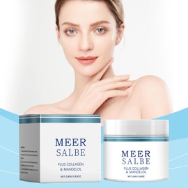 Meer Salbe,Natürliche Meersalbe ohne Chemie,100g Aktiv Meersalbe gegen Hände und Nägel behandeln,Meer salbe hände und nägel,24h Feuchtigkeitsbehandlung,Für alle Hauttypen