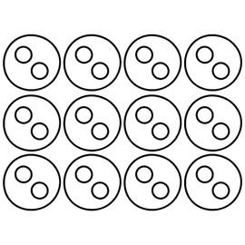 LUKYER (12 Sets, 36 Pcs) Replacement Valve Cover & Shaft O-Rings，Compatible with Jandy NeverLube Valves (1-1/2” to 2-1/2”, 2-Way or 3-Way).