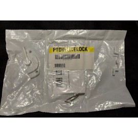 Pella Windows Tilt Double-Hung White Lock New 1  7/8" on center screw holes