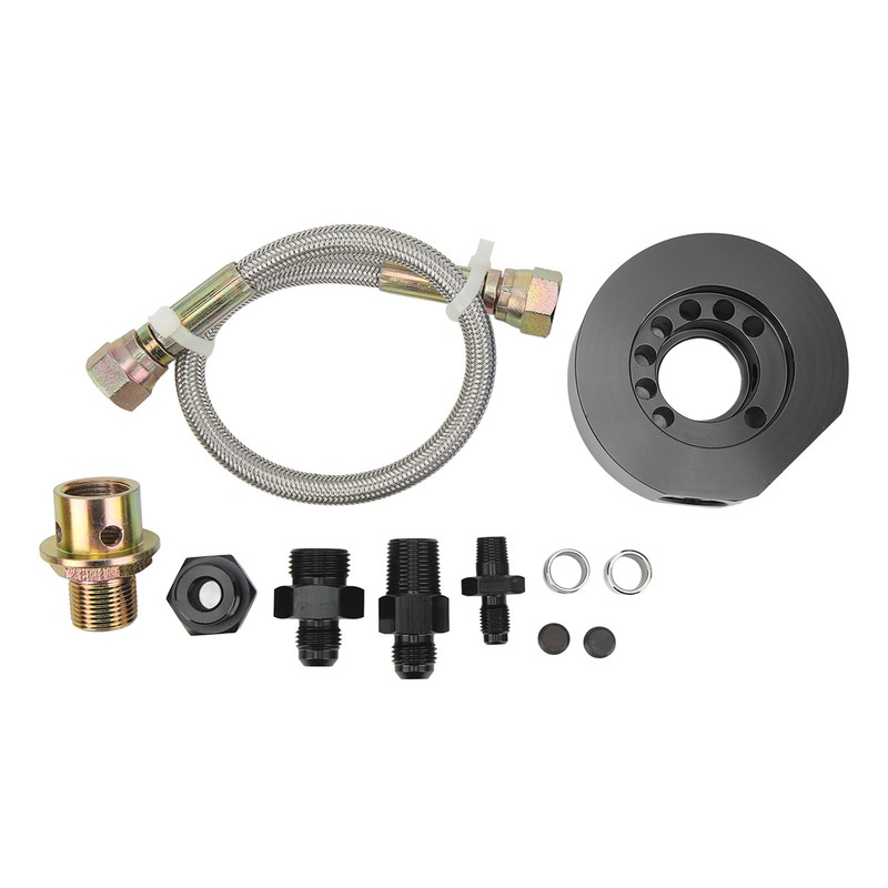 11Pcs VTEC Head Conversion Kit Oil Filter Sandwich Plate Adapter