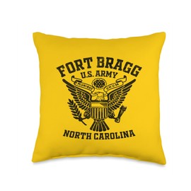 Fort Bragg US Military Base North Carolina NC Ft Bragg Gifts Throw Pillow