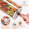 Rolling Grill Basket（2PCS） with Detachable Handle, 304 Stainless Steel BBQ
