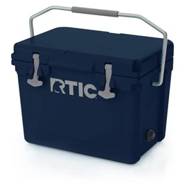RTIC 20 QT Ultra-Tough Cooler Hard Insulated Portable Ice Chest Box for Beach, Drink, Beverage, Camping, Picnic, Fishing, Boat, Barbecue, Navy