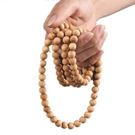 Buddhist 108-Bead Prayer Bracelet 10mm 02 108-Bead Prayer Beads - Mahogany 2ea