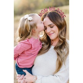 Mother’s Day Headband Sparkle Rhinestone Crystal MOM MY TO BE Tiara Crown Hairbands for New Mama Birthday Mother’s Day Gift