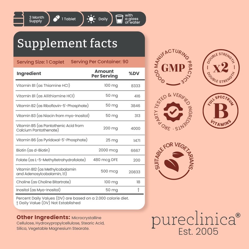 400% Strength Biotin 40,000mcg x 360 Caplets (4 Bottles of