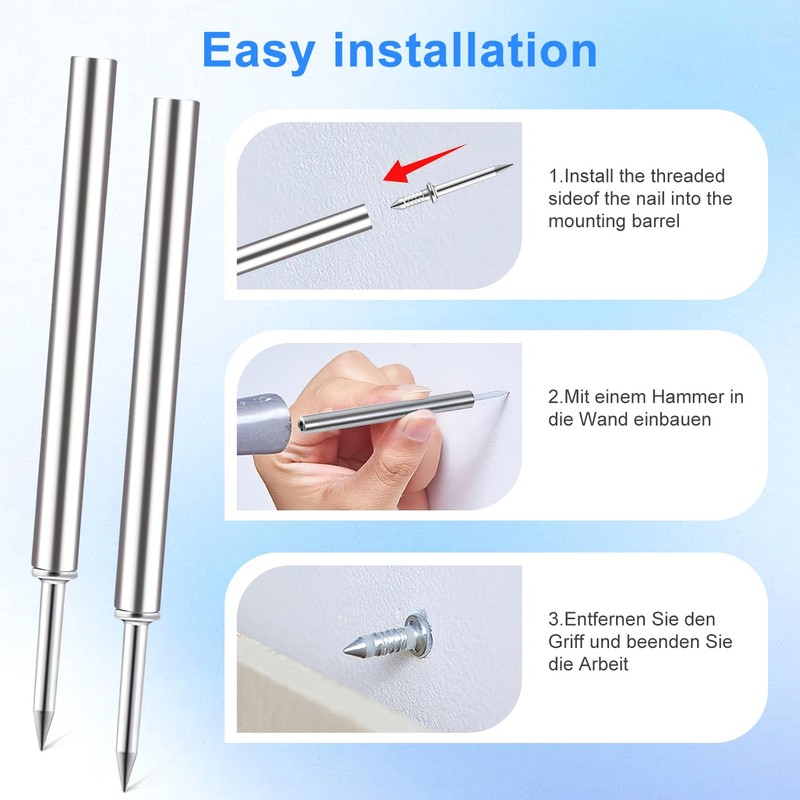 Double-Headed Nails, 700 Pieces, Seamless Nail with Double-Headed Skirting Thread,