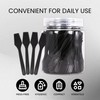 100 Pieces Cosmetic MakeUp Disposable Plastic 2.5" Spatulas For Skin
