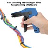 Cable Tie Gun Die Cast Steel Flush Cut Zip Fastening