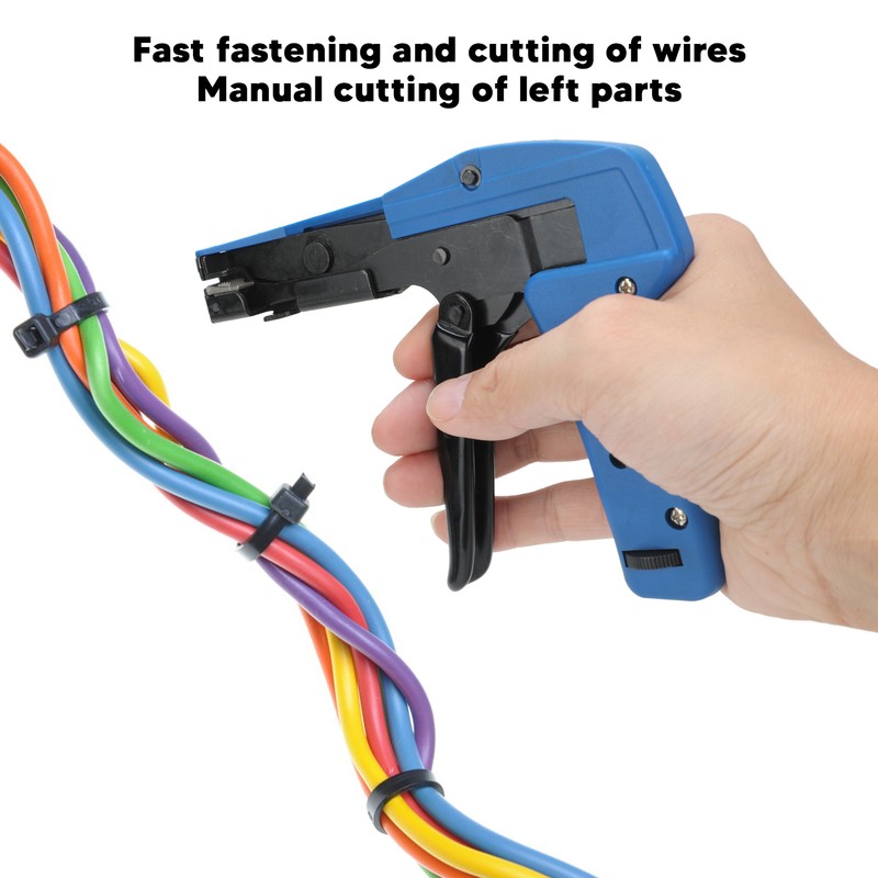 Cable Tie Gun Die Cast Steel Flush Cut Zip Fastening