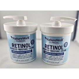 Retinol NatureWell Retinol Advanced Moisture Cream for Face & Body 16 oz ( Pack of 2 )