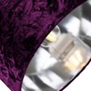 Modern and On-Trend Vivid Purple Crushed Velvet Fabric 10" Table
