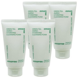 Innisfree 이니스프리 그린티 아미노 수분 클렌징 폼 4개 Innisfree Green Tea Amino Hydrating Cleansing Foam 4ea