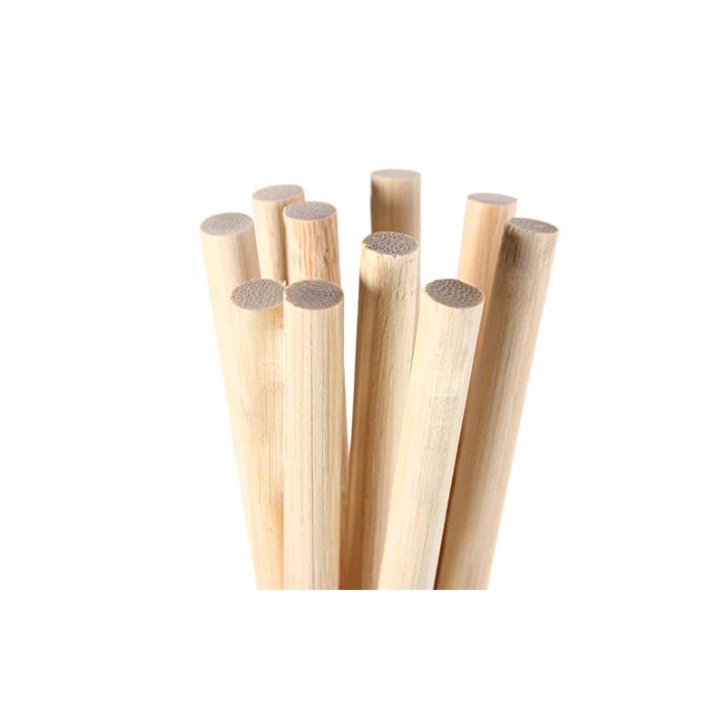 Dowel 6mm x 30cm x 5 Rods Long Rich Smooth