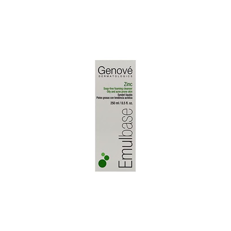 Genové Emulbase Zinc Dermolimpiador Syndet Pieles Grasas 250 ml