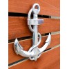 Nautical Ocean Marine Polished Aluminum Metal Ship Anchor Wall Decor
